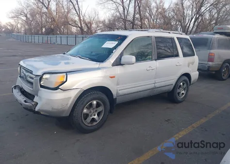2006 Honda Pilot Ex-L из США, поврежденный, VIN 2HKYF18596H523360